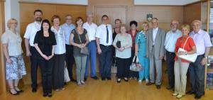 Udeleženci odprtja galerije